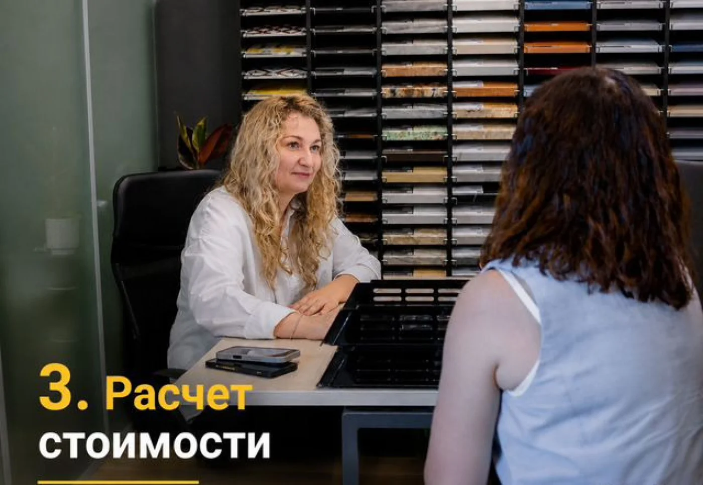 Кухонный гарнитур на заказ из ЛДСП молочный 265х64х218