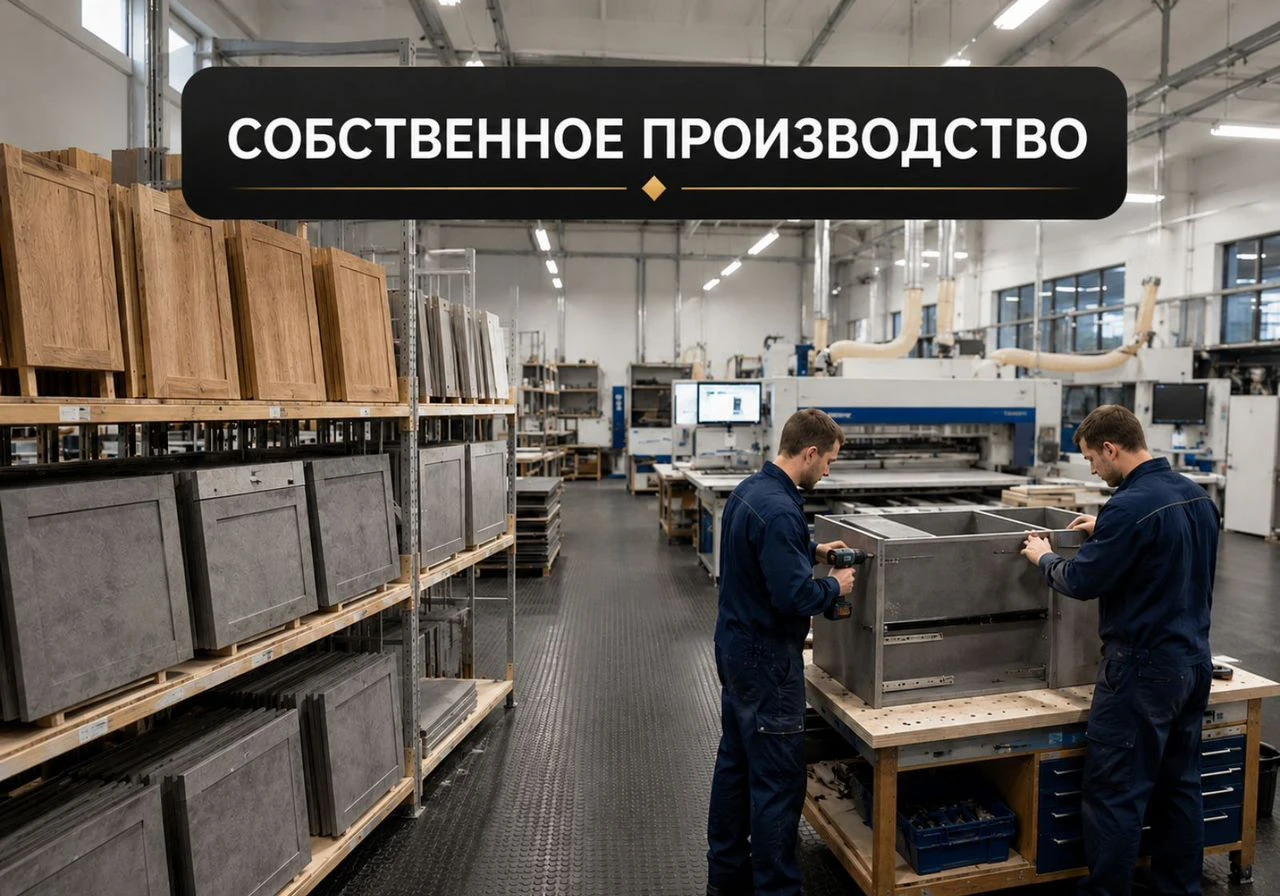 Кухонный гарнитур на заказ от производителя
